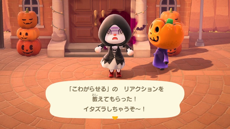 ハロウィンイベントの進め方と限定家具 あつ森 いかたこクエスト